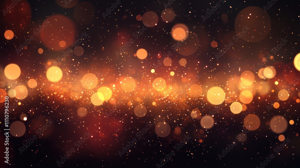 Obraz premium Photograph of an abstract rose gold glitter background