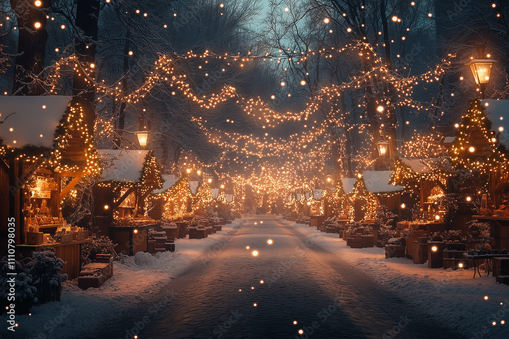 Le marché de noël Le marché de noël