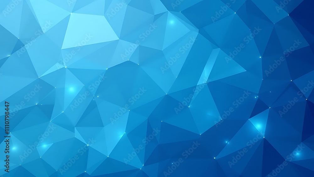 Fototapeta premium Futuristic, High Tech, blue background, with network lines conveying a connectivity concept.