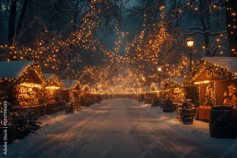 Le marché de noël Le marché de noël