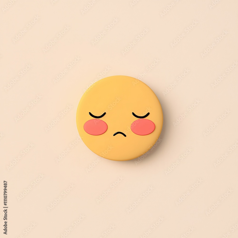 Cute crying emoji clip art soft lighting white background fun design Cute crying emoji clip art soft lighting white background fun design
