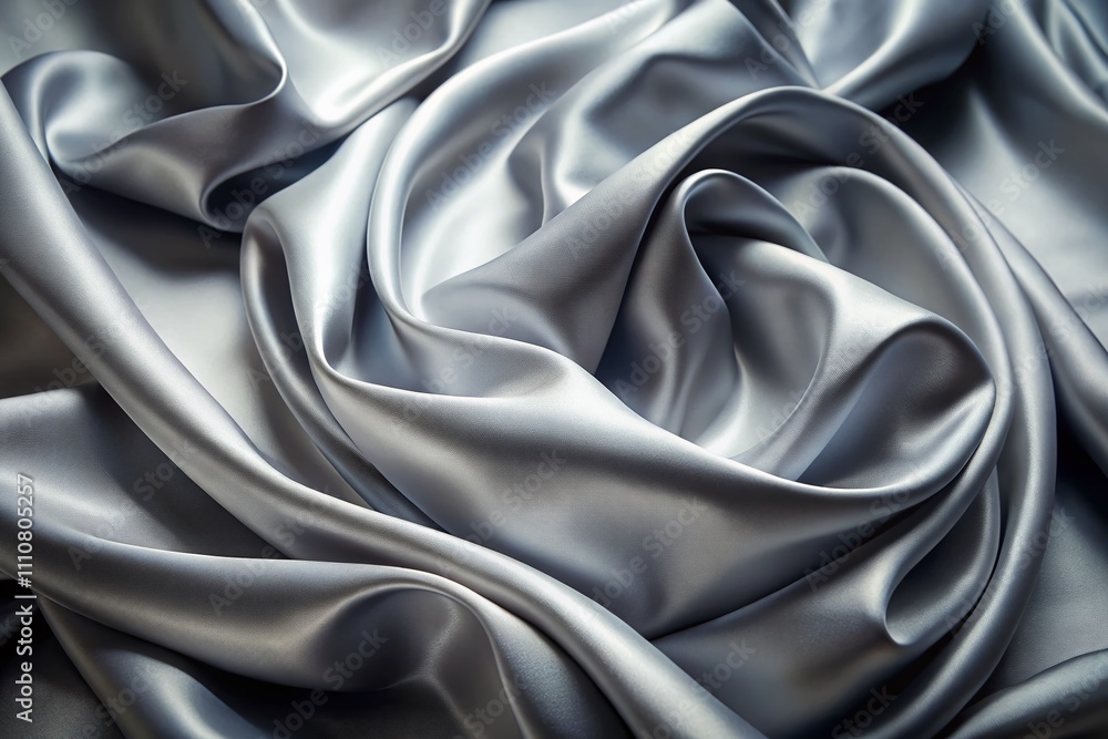 Surreal Grey Abstract Background Featuring Blurred Satin Texture, Wavy Fabric Patterns, and a Luxurious Light Gray Gradient, Ideal for Fashion and Textile Design Concepts Surreal Grey Abstract Background Featuring Blurred Satin Texture, Wavy Fabric Patterns, and a Luxurious Light Gray Gradient, Ideal for Fashion and Textile Design Concepts