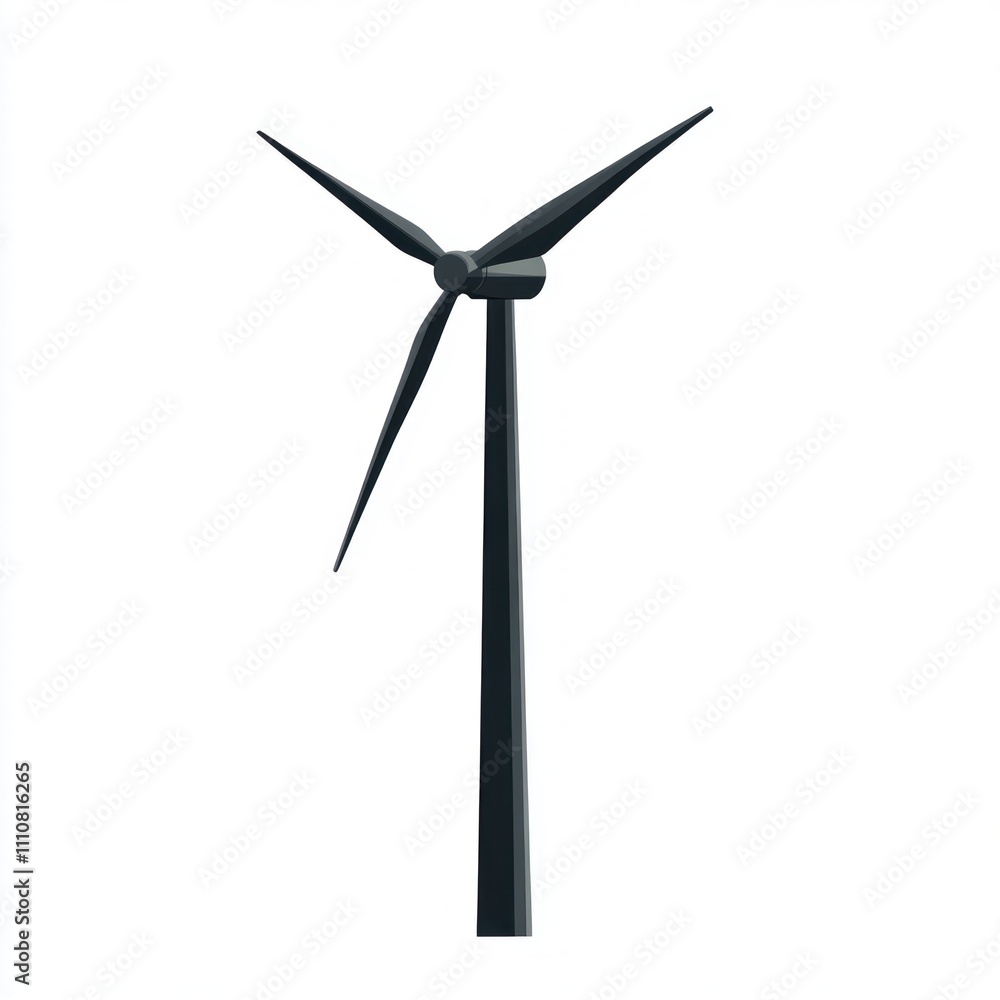 Here's a possible and keyword list for your stock image... Single wind turbine generating clean energy. Here's a possible and keyword list for your stock image... Single wind turbine generating clean energy.