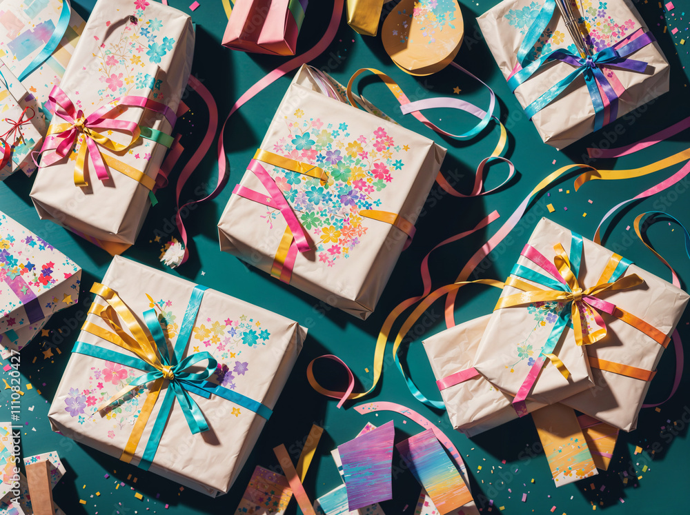 Obraz premium colorful gifts