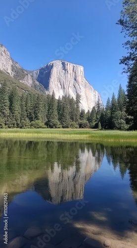 Mirror Lake Reflection of Half Dome