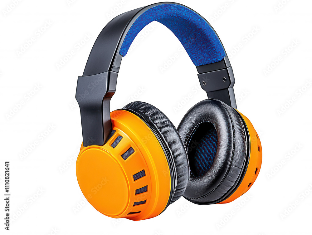 Vibrant Orange and Blue Bose Headphones with Ergonomic Design, High-Quality Audio and Premium Branding Vibrant Orange and Blue Bose Headphones with Ergonomic Design, High-Quality Audio and Premium Branding