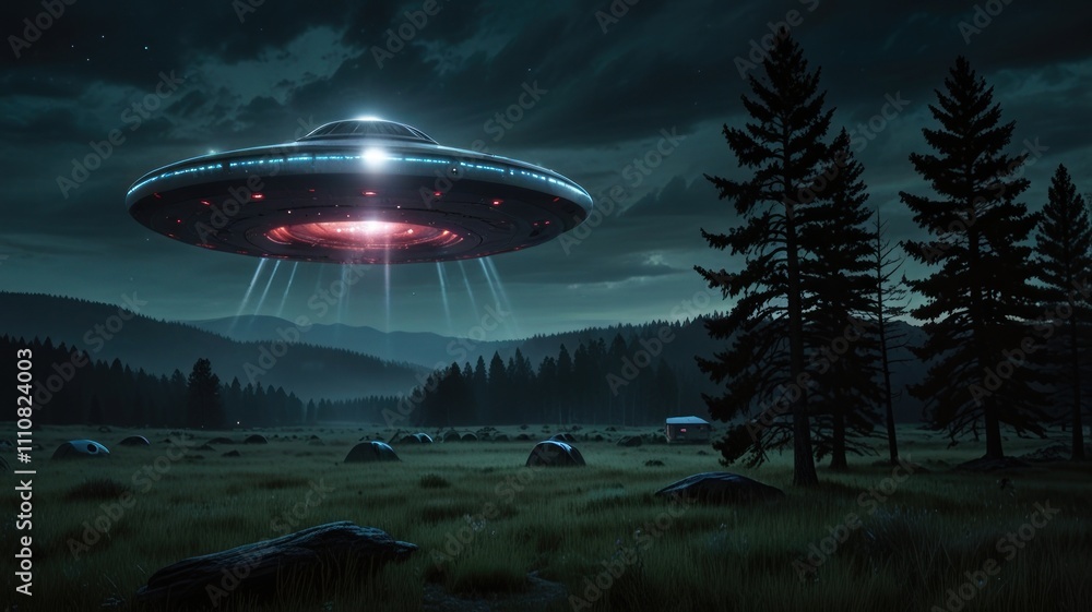 UFO Over Campground UFO Over Campground