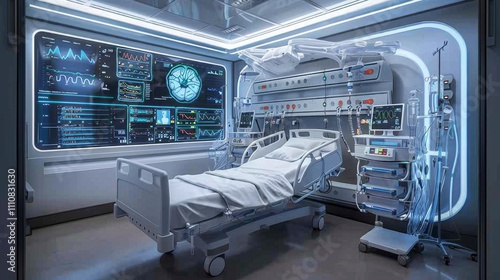 Innovative Intensive Care Unit with Cutting-Edge Medical Technology photo