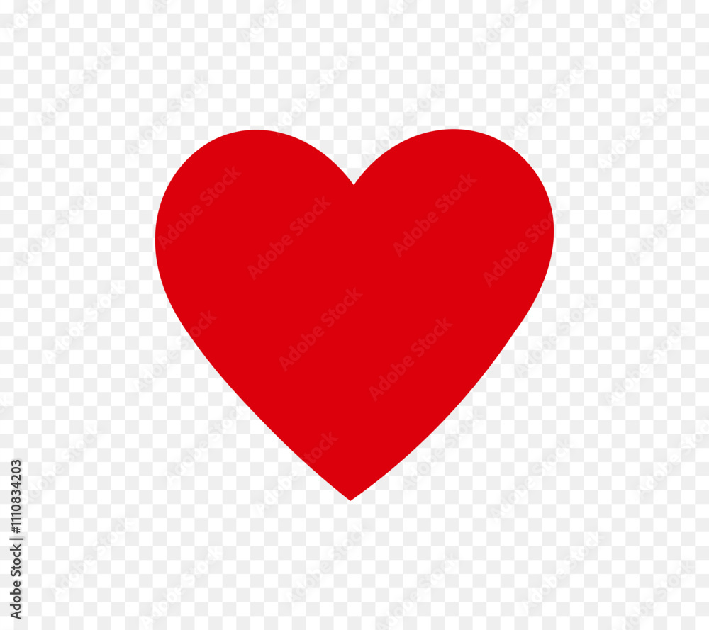 Minimalistic Red Heart Illustration. Symbol of Love Icon flat style. Minimalistic Red Heart Illustration. Symbol of Love Icon flat style.
