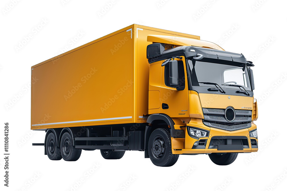 Truck Box for Mockup with Isolated Background Truck Box for Mockup with Isolated Background