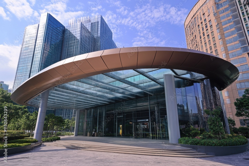 Fototapeta premium building entrance