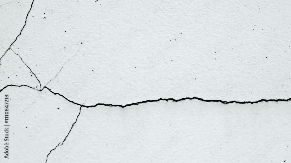 Cracked Wall Texture: A close-up shot of a cracked white wall. The texture is raw and imperfect, offering a glimpse into the passage of time and the resilience of nature. Cracked Wall Texture: A close-up shot of a cracked white wall. The texture is raw and imperfect, offering a glimpse into the passage of time and the resilience of nature.