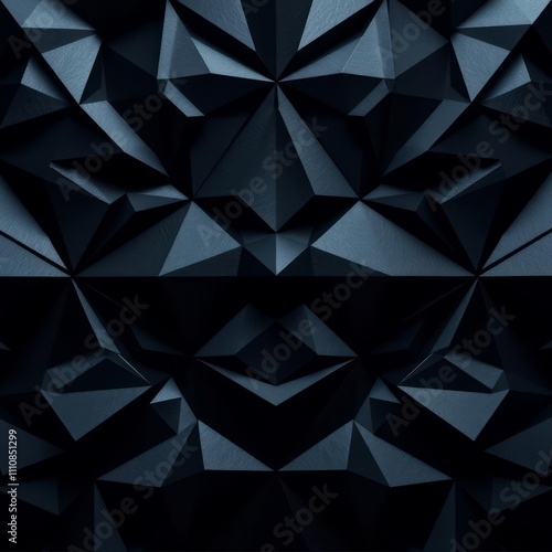 Abstract polygonal pattern luxury dark 3d polygonal wallpaper abstract geometric background concept macro photography 