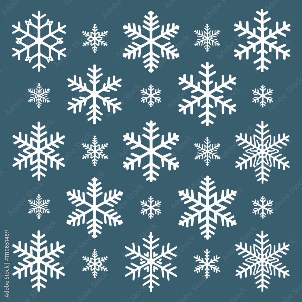 Unique Snowflake Vector Art Pack for Christmas Ornaments and Seasonal Projects. Unique Snowflake Vector Art Pack for Christmas Ornaments and Seasonal Projects.