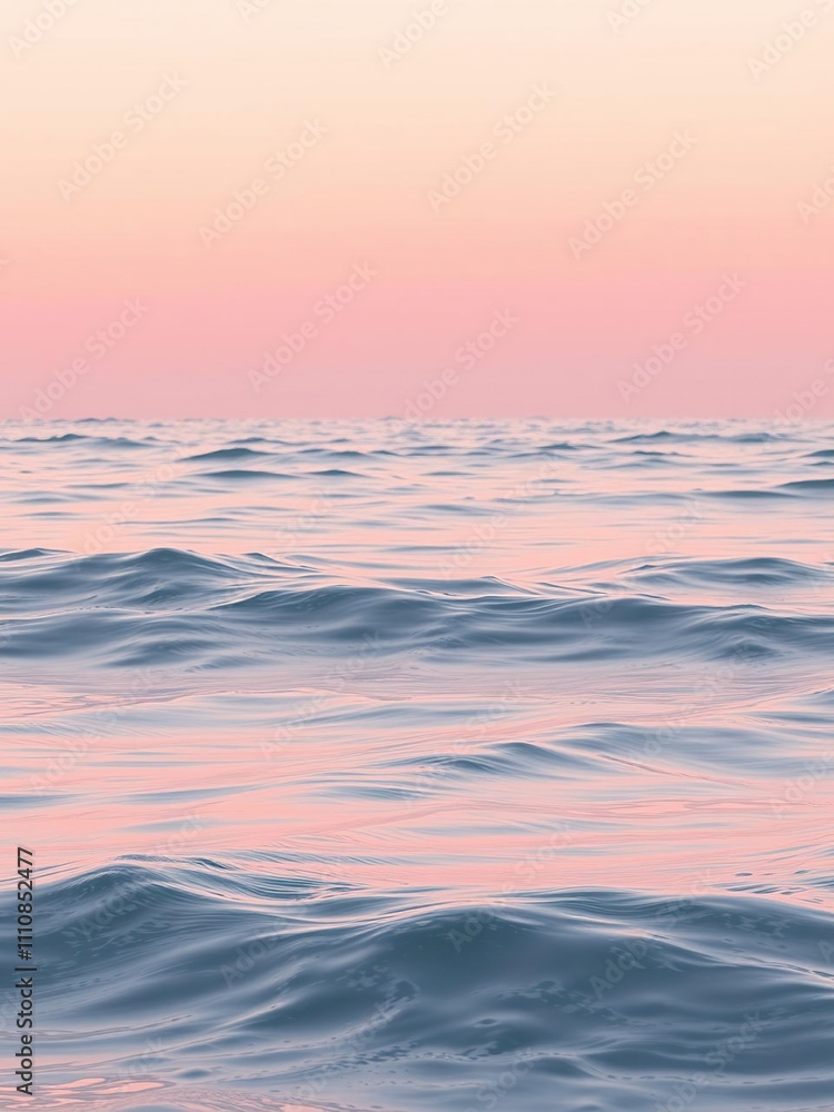 Soft pink and peach hues blend with gentle ocean waves, peaceful ambiance, soft pink and peach Soft pink and peach hues blend with gentle ocean waves, peaceful ambiance, soft pink and peach