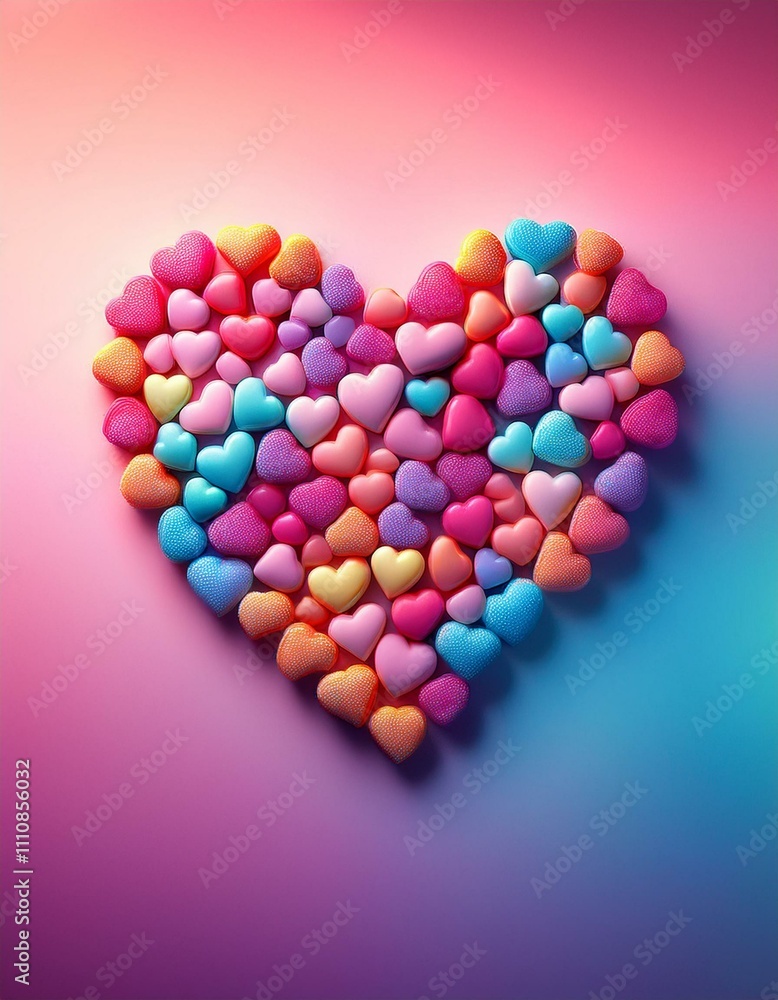 Banner image featuring a heart made out of colorful Valentine’s Day candy Banner image featuring a heart made out of colorful Valentine’s Day candy