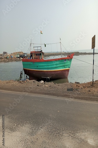 fishing boats on the beach