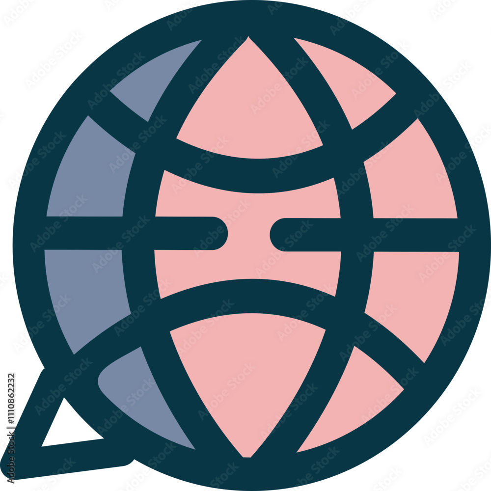 symbol with globe symbol with globe