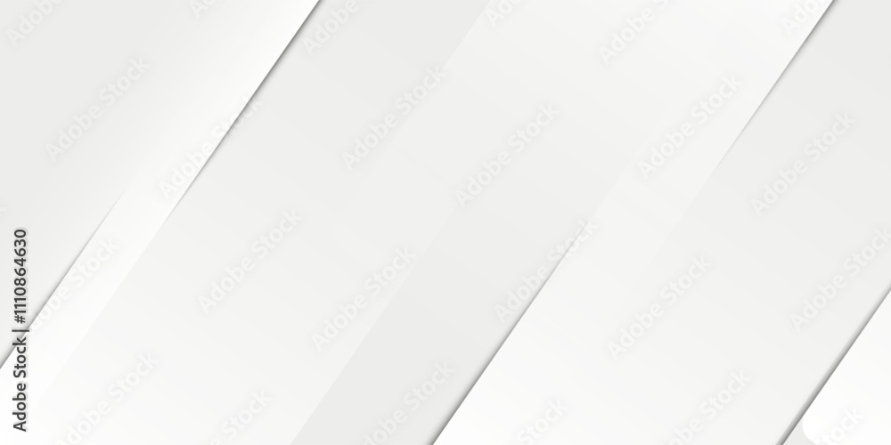 3D white geometric abstract background overlap layer on bright space with rounded 3D white geometric abstract background overlap layer on bright space with rounded