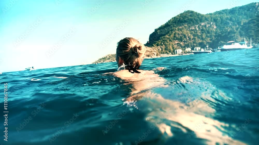 Exotic scenery vacation on seychelles beach lagoon Exotic scenery vacation on seychelles beach lagoon