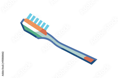 toothbrush with toothpaste