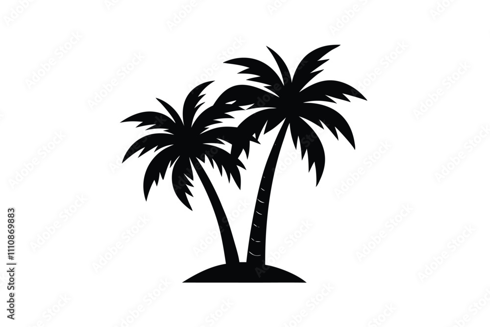 palm tree silhouette palm tree silhouette