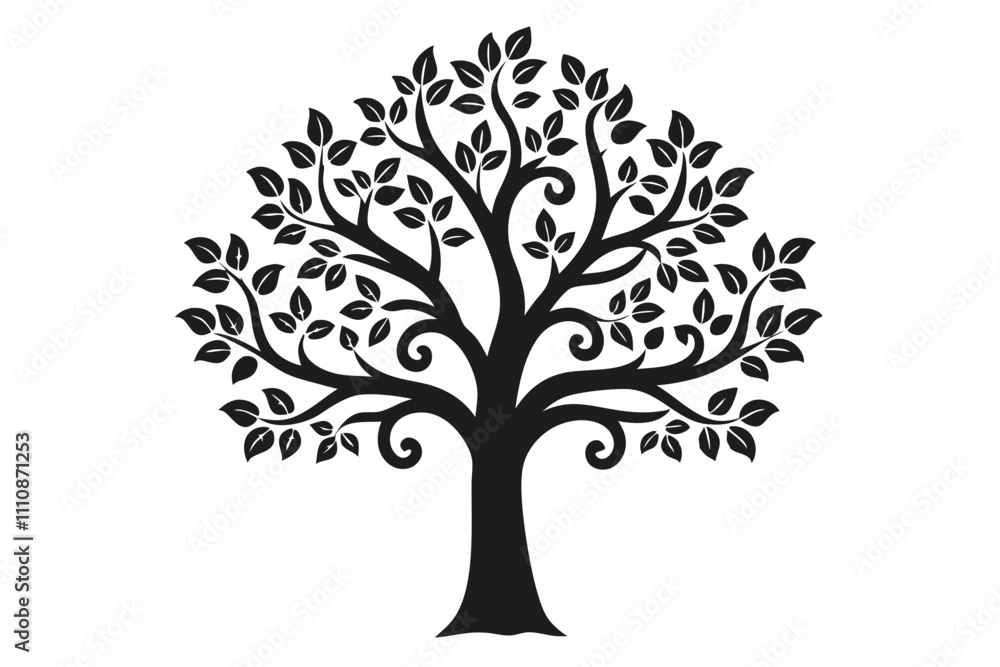 tree silhouette vector tree silhouette vector