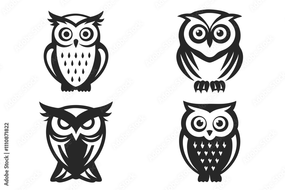 set of owls set of owls