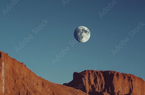 Lunar Desert Landscape