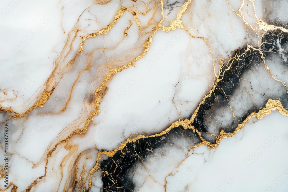 A luxurious marble surface featuring elegant swirls of white, black, and gold, creating a sophisticated and stylish aesthetic. A luxurious marble surface featuring elegant swirls of white, black, and gold, creating a sophisticated and stylish aesthetic.