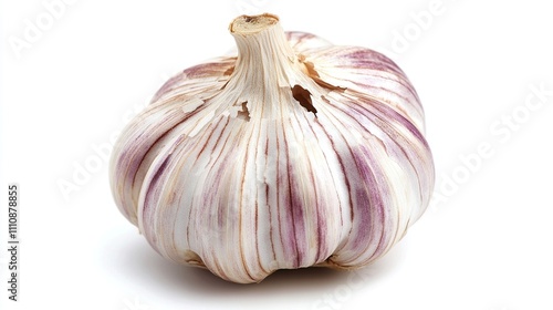 garlic isolated on white background