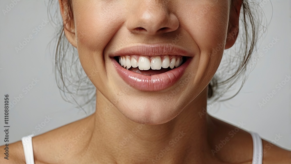 a_closeup_image_capturing_a_happy_woman_licki a_closeup_image_capturing_a_happy_woman_licki