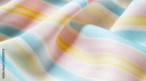 Whimsical candy-colored stripes coastal beach house decor for serenity and playfulness photo