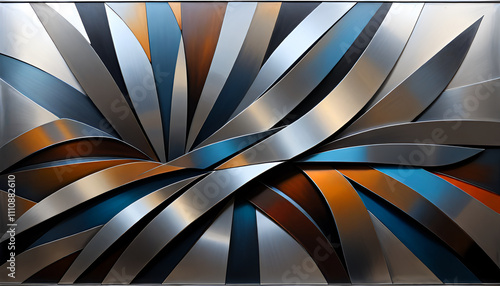 Wallpaper Mural illustrazione sfondo con elementi astratti a tema geometrico surreale Torontodigital.ca