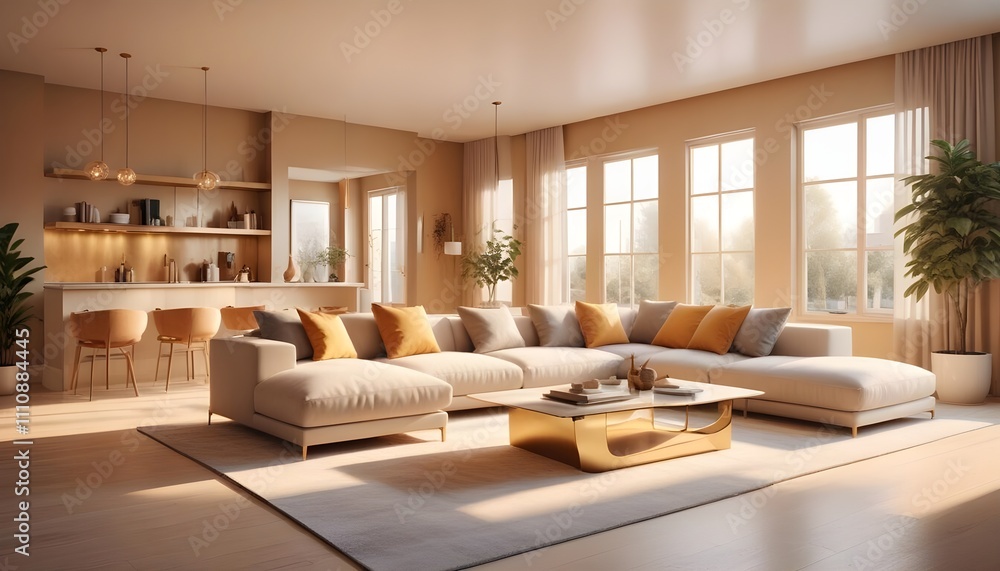 Photo interior modern design room 3D illustration Ultra HD realistic Photo interior modern design room 3D illustration Ultra HD realistic