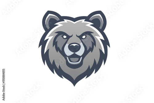 animal head mascot logo design 