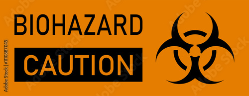 Bio hazard symbol. Quarantine sign. Quarantine zone. Dripping biohazard symbol. Biological hazard warning. Covid. Vector illustration.