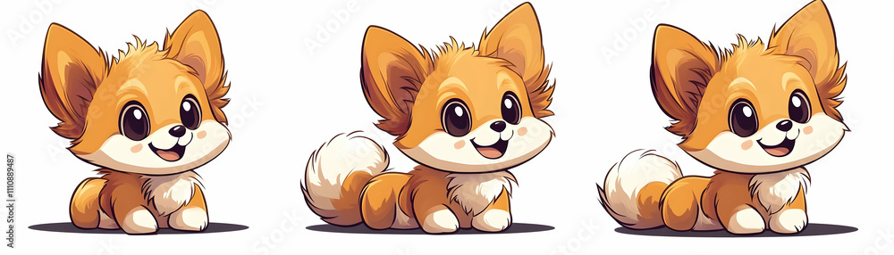 Adorable Cartoon Puppy Illustration Adorable Cartoon Puppy Illustration