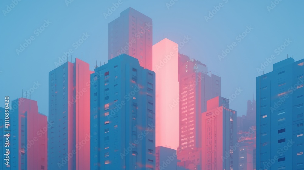 skyscrapers in the city skyscrapers in the city