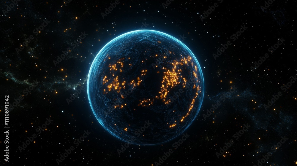 planet in space planet in space