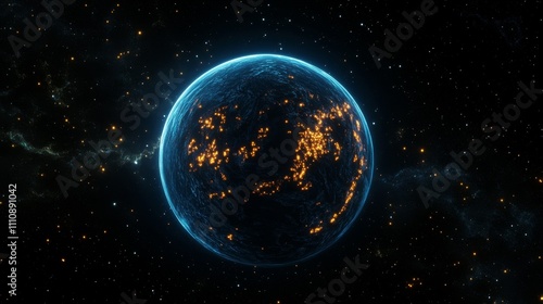 planet in space