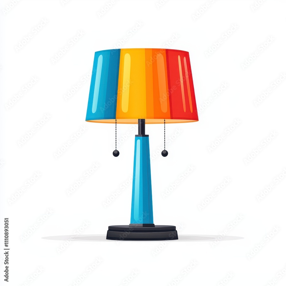 Vibrantly Colorful Table Lamp with a Modern Design Perfect for Home D?cor and Lighting Vibrantly Colorful Table Lamp with a Modern Design Perfect for Home D?cor and Lighting