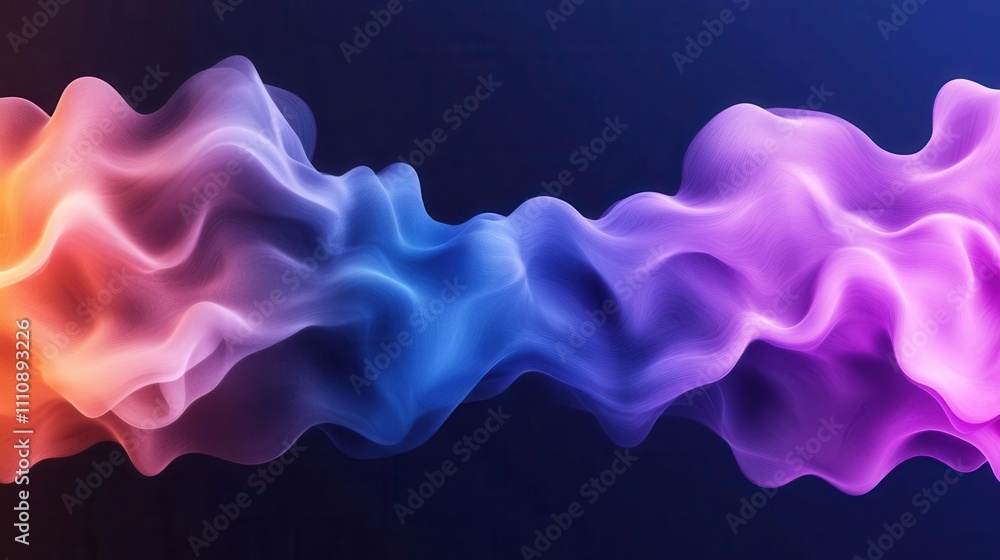 Vocal power, energy bursts in sound visualization, 3D illustration Vocal power, energy bursts in sound visualization, 3D illustration