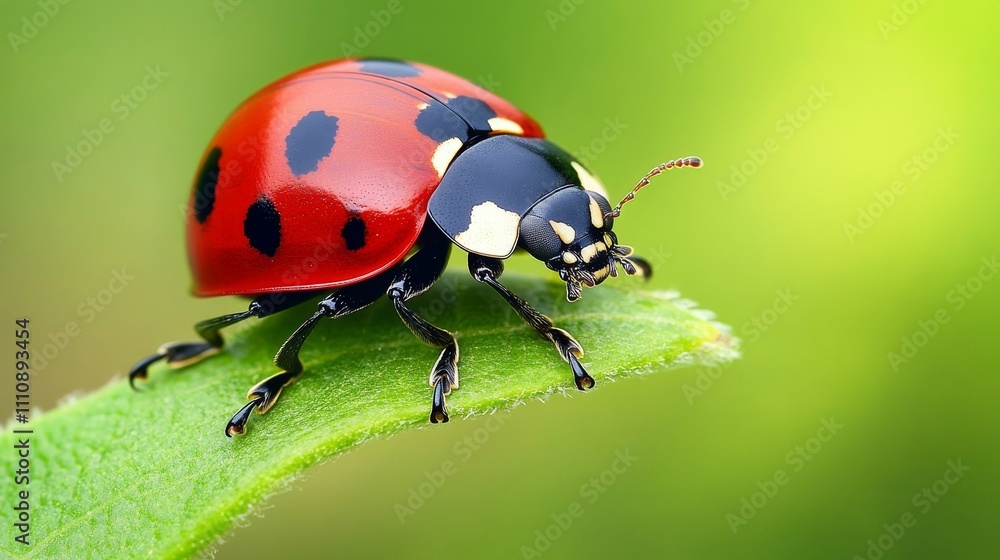 ladybird on a leaf ladybird on a leaf