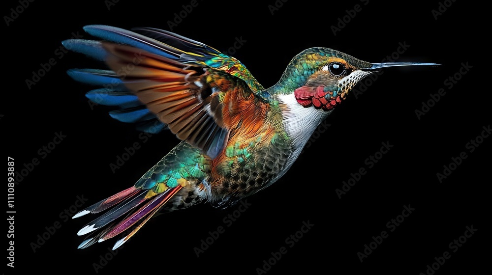 Obraz premium hummingbird in flight