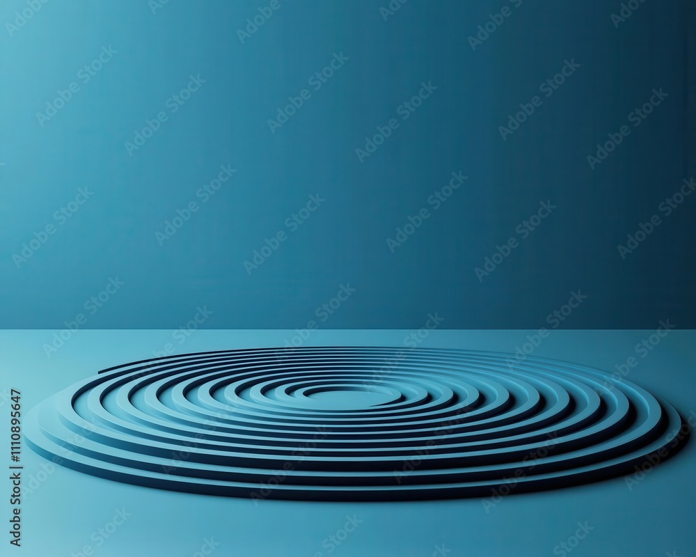 Fototapeta premium Speech articulation, dynamic sound spirals, 3D illustration