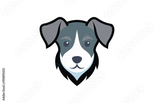 animal head mascot logo design 