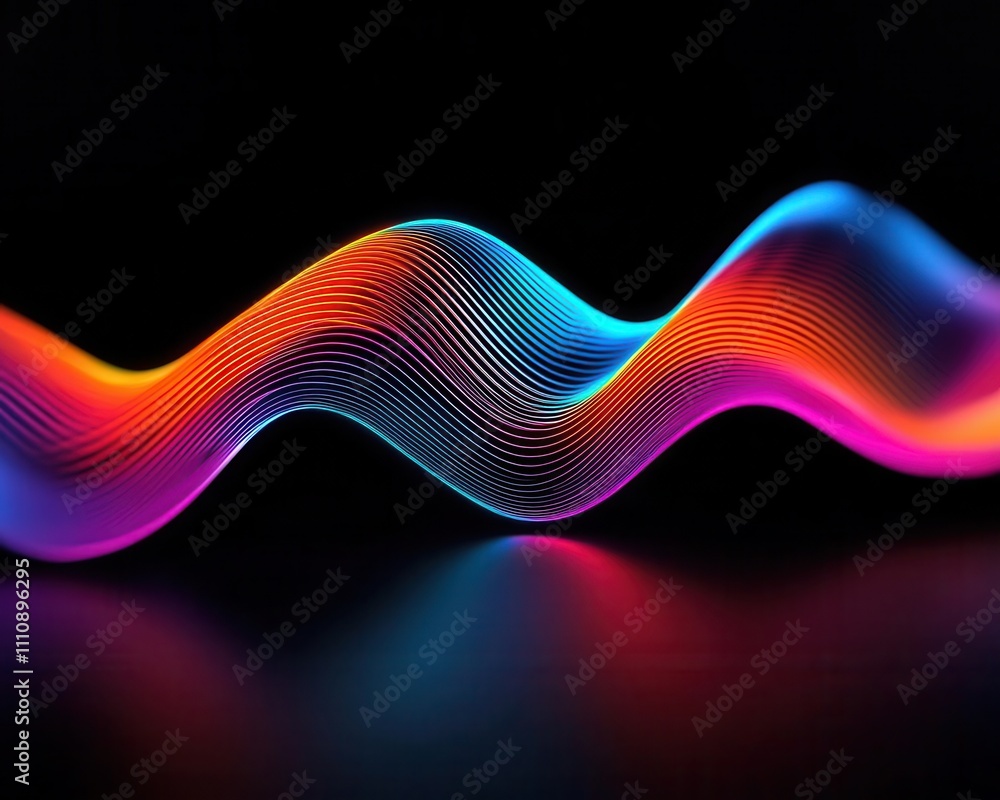 Vibrant articulation, dynamic voice pathways, 3D illustration Vibrant articulation, dynamic voice pathways, 3D illustration