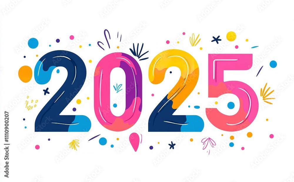 Vector Illustration of Abstract Shapes in the Form of Number 2025
Vector Illustration of Abstract Shapes in the Form of Number 2025