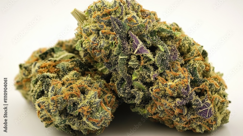 Close-up of Vibrant Cannabis Buds Close-up of Vibrant Cannabis Buds